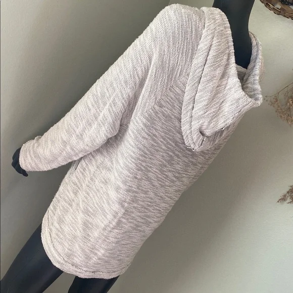 Altar'd State Distressed Comfortable Knit Sweater Hoodie - Picture 7 of 13